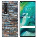 Funda Gel Tpu para Oppo Find X2 Pro diseño Ladrillo 05 Dibujos