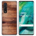 Funda Gel Tpu para Oppo Find X2 Pro diseño Madera 02 Dibujos