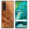 Funda Gel Tpu para Oppo Find X2 Pro diseño Madera 04 Dibujos