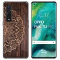 Funda Gel Tpu para Oppo Find X2 Pro diseño Madera 06 Dibujos