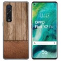 Funda Gel Tpu para Oppo Find X2 Pro diseño Madera 09 Dibujos