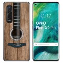 Funda Gel Tpu para Oppo Find X2 Pro diseño Madera 11 Dibujos