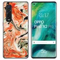 Funda Gel Tpu para Oppo Find X2 Pro diseño Mármol 12 Dibujos