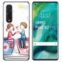 Funda Gel Tpu para Oppo Find X2 Pro diseño Café Dibujos