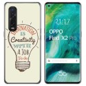 Funda Gel Tpu para Oppo Find X2 Pro diseño Creativity Dibujos