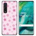 Funda Gel Tpu para Oppo Find X2 Pro diseño Flores Dibujos