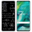 Funda Gel Tpu para Oppo Find X2 Pro diseño Formulas Dibujos