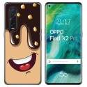 Funda Gel Tpu para Oppo Find X2 Pro diseño Helado Chocolate Dibujos