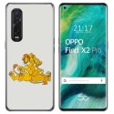 Funda Gel Tpu para Oppo Find X2 Pro diseño Leones Dibujos
