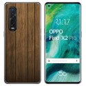 Funda Gel Tpu para Oppo Find X2 Pro diseño Madera Dibujos