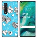 Funda Gel Tpu para Oppo Find X2 Pro diseño Mariposas Dibujos