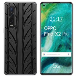 Funda Gel Tpu para Oppo Find X2 Pro diseño Neumatico Dibujos