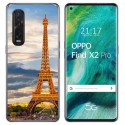 Funda Gel Tpu para Oppo Find X2 Pro diseño Paris Dibujos