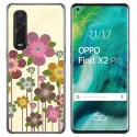 Funda Gel Tpu para Oppo Find X2 Pro diseño Primavera En Flor Dibujos