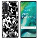Funda Gel Tpu para Oppo Find X2 Pro diseño Snow Camuflaje Dibujos