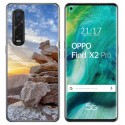 Funda Gel Tpu para Oppo Find X2 Pro diseño Sunset Dibujos