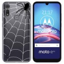 Funda Gel Transparente para Motorola Moto e6s diseño Araña Dibujos