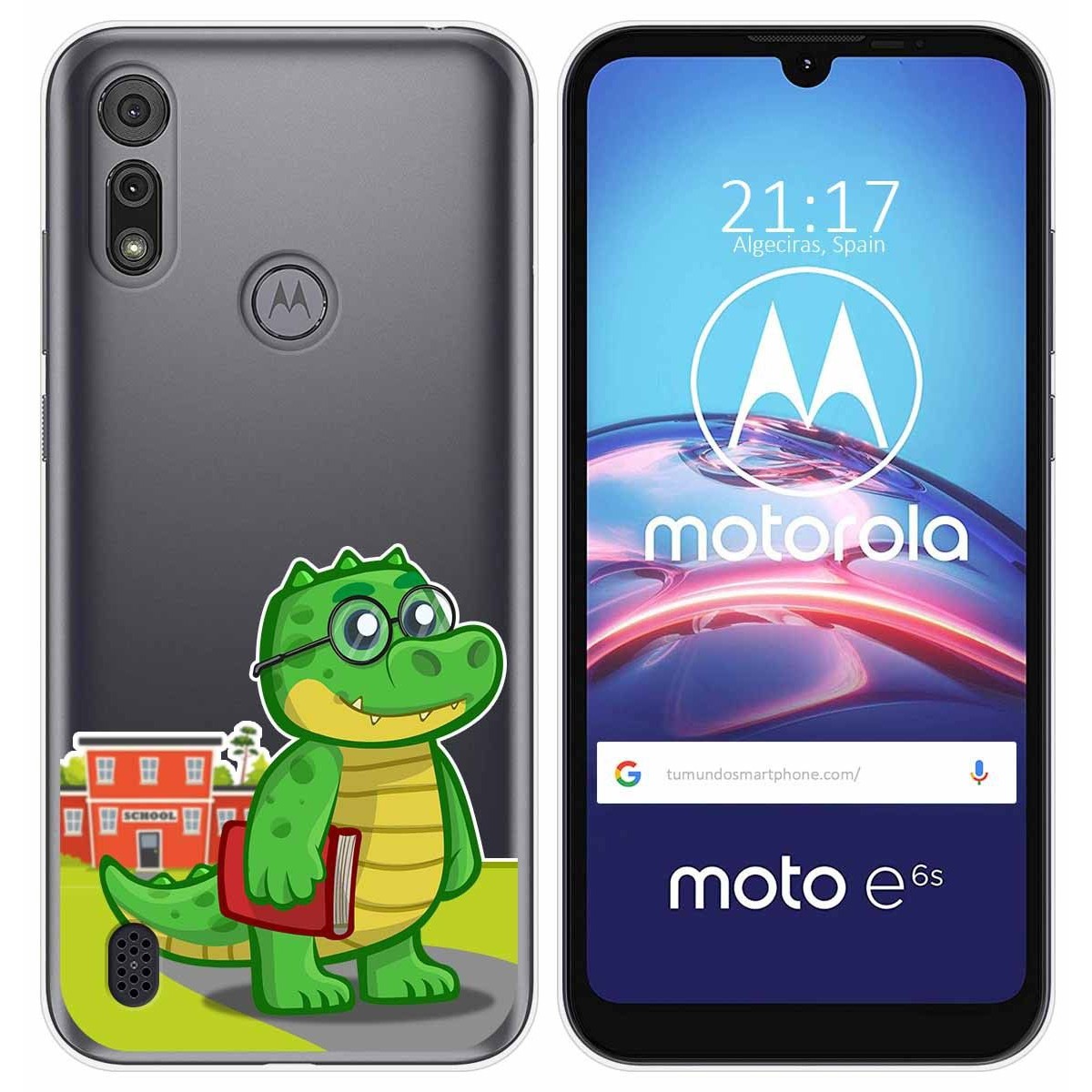 Funda Gel Transparente para Motorola Moto e6s diseño Coco Dibujos