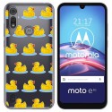 Funda Gel Transparente para Motorola Moto e6s diseño Pato Dibujos