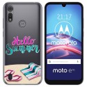 Funda Gel Transparente para Motorola Moto e6s diseño Summer Dibujos