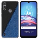 Funda Gel Tpu para Motorola Moto e6s diseño Cuero 02 Dibujos