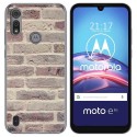 Funda Gel Tpu para Motorola Moto e6s diseño Ladrillo 01 Dibujos