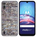 Funda Gel Tpu para Motorola Moto e6s diseño Ladrillo 02 Dibujos