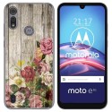 Funda Gel Tpu para Motorola Moto e6s diseño Madera 08 Dibujos