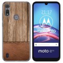 Funda Gel Tpu para Motorola Moto e6s diseño Madera 09 Dibujos