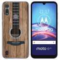 Funda Gel Tpu para Motorola Moto e6s diseño Madera 11 Dibujos