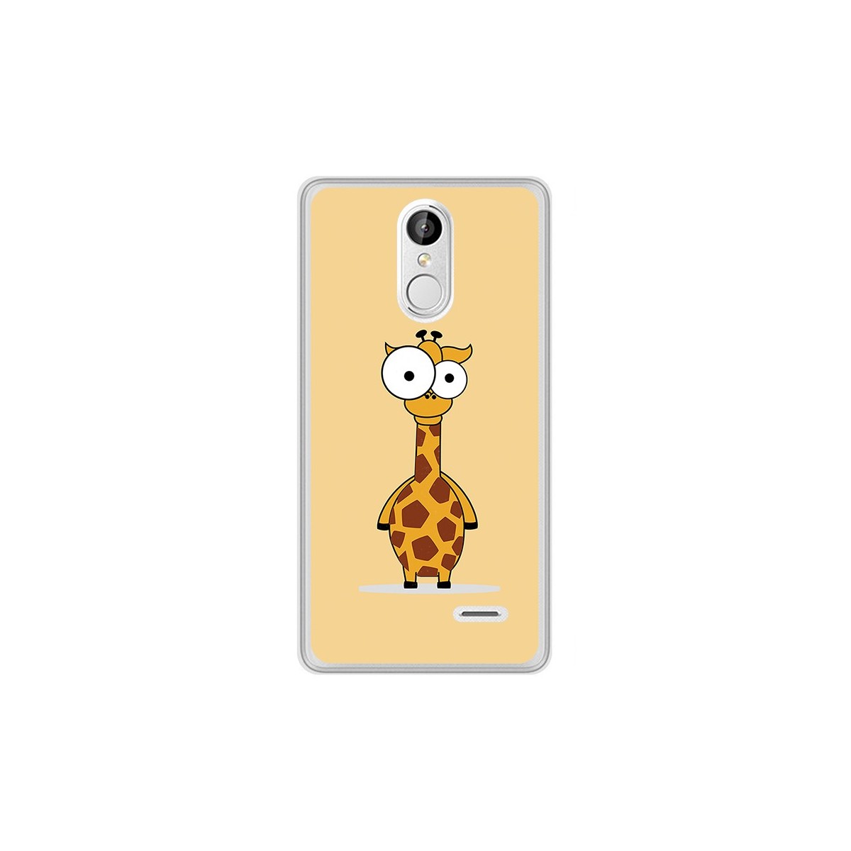 Funda Gel Tpu para Leagoo M5 Plus Diseño Jirafa Dibujos