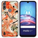 Funda Gel Tpu para Motorola Moto e6s diseño Mármol 12 Dibujos