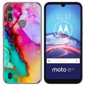 Funda Gel Tpu para Motorola Moto e6s diseño Mármol 15 Dibujos