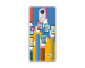 Funda Gel Tpu para Leagoo M5 Plus Diseño Apps Dibujos