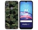 Funda Gel Tpu para Motorola Moto e6s diseño Camuflaje Dibujos