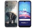 Funda Gel Tpu para Motorola Moto e6s diseño Elefante Dibujos