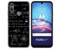 Funda Gel Tpu para Motorola Moto e6s diseño Formulas Dibujos