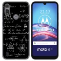 Funda Gel Tpu para Motorola Moto e6s diseño Formulas Dibujos