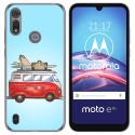 Funda Gel Tpu para Motorola Moto e6s diseño Furgoneta Dibujos