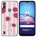 Funda Gel Tpu para Motorola Moto e6s diseño Flores Vintage Dibujos