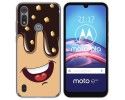 Funda Gel Tpu para Motorola Moto e6s diseño Helado Chocolate Dibujos