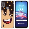 Funda Gel Tpu para Motorola Moto e6s diseño Helado Chocolate Dibujos