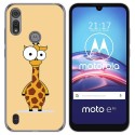 Funda Gel Tpu para Motorola Moto e6s diseño Jirafa Dibujos