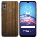 Funda Gel Tpu para Motorola Moto e6s diseño Madera Dibujos