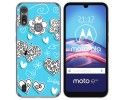 Funda Gel Tpu para Motorola Moto e6s diseño Mariposas Dibujos