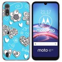 Funda Gel Tpu para Motorola Moto e6s diseño Mariposas Dibujos