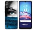 Funda Gel Tpu para Motorola Moto e6s diseño Ojo Dibujos