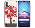 Funda Gel Tpu para Motorola Moto e6s diseño Pajaritos Dibujos