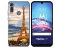 Funda Gel Tpu para Motorola Moto e6s diseño Paris Dibujos
