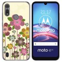 Funda Gel Tpu para Motorola Moto e6s diseño Primavera En Flor Dibujos